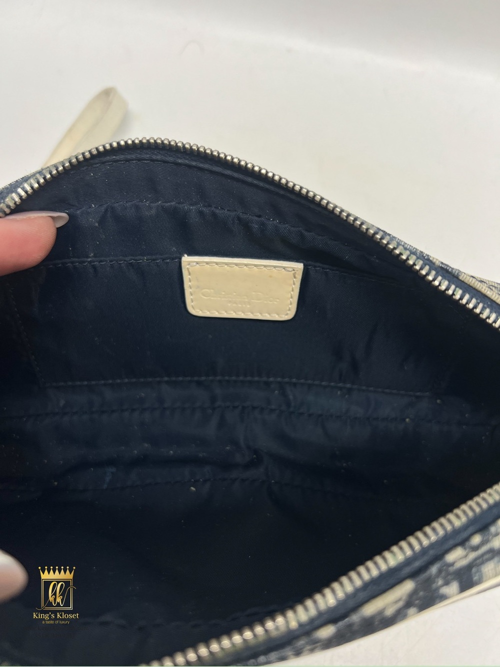 Dior monogram Trotter #1 pouch/wristlet - Picture 9 of 14